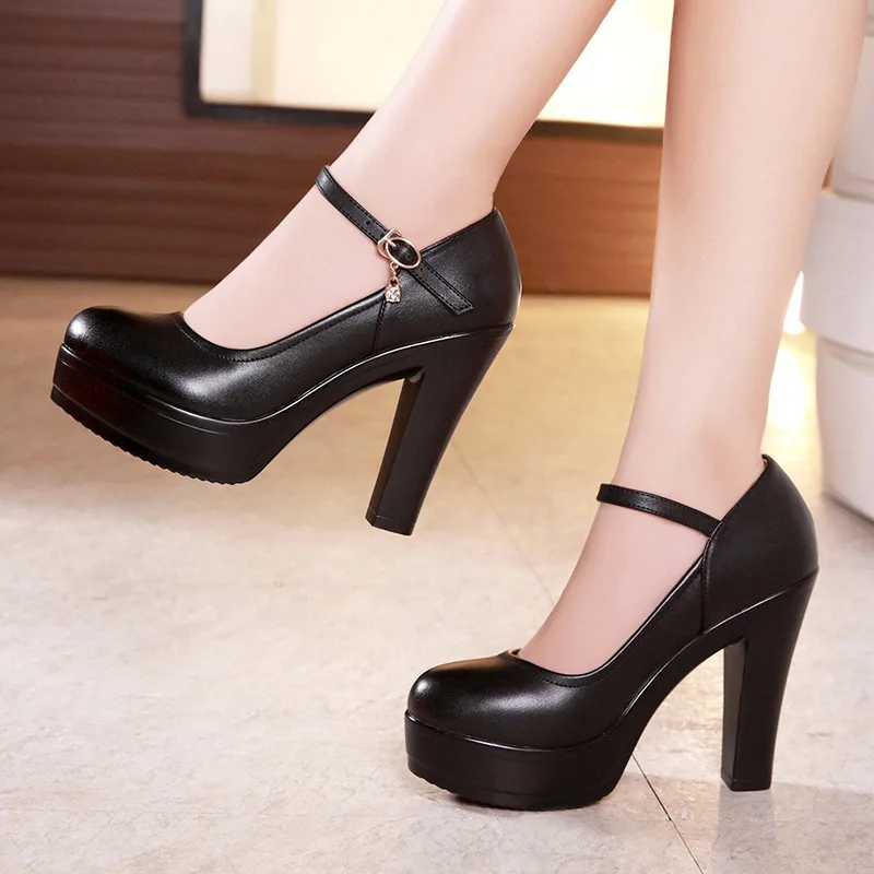 Women'S Formal Wear For Wedding - 8cm、10cm、12cmの小さめサイズ（32～43）浅底厚底プラットフォームパンプス、女性用2026年ブロックハイヒールシューズ、オフィス、モデル、ウェディングドレス用