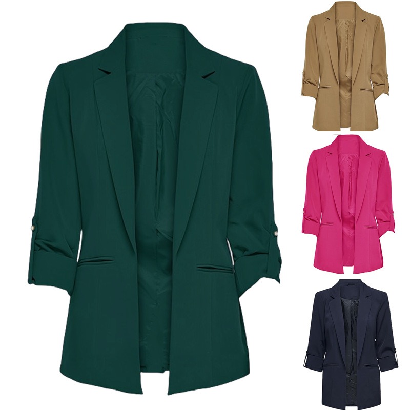 Women Formal Wear Options - 2025年春秋新作 ダークグリーン カーキ ローズレッド ネイビーブルー マルチカラーオプション