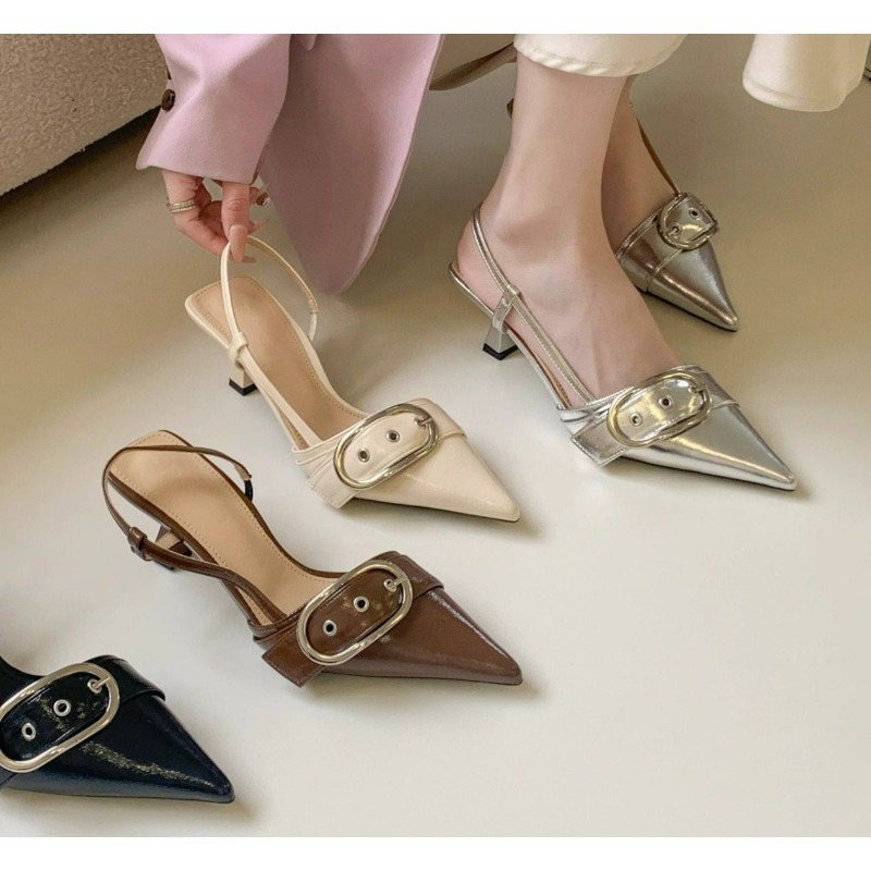Women'S Formal Wear For Wedding - 新しいレトロファッションセクシーなデザイナーパテントレザーポインテッドトゥハイヒールパンプス女性浅いエレガントな結婚式のパーティーの靴