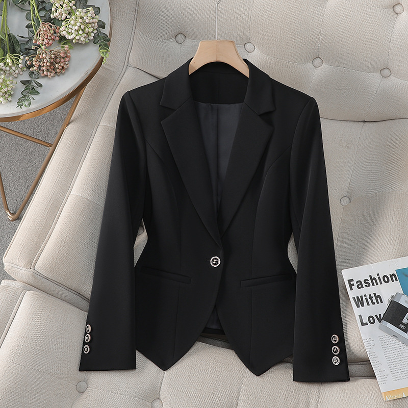 新しいファッション女性フォーマルブレザー女性赤白黒オフィスス - Women Formal Wear Winter のレビューと価格