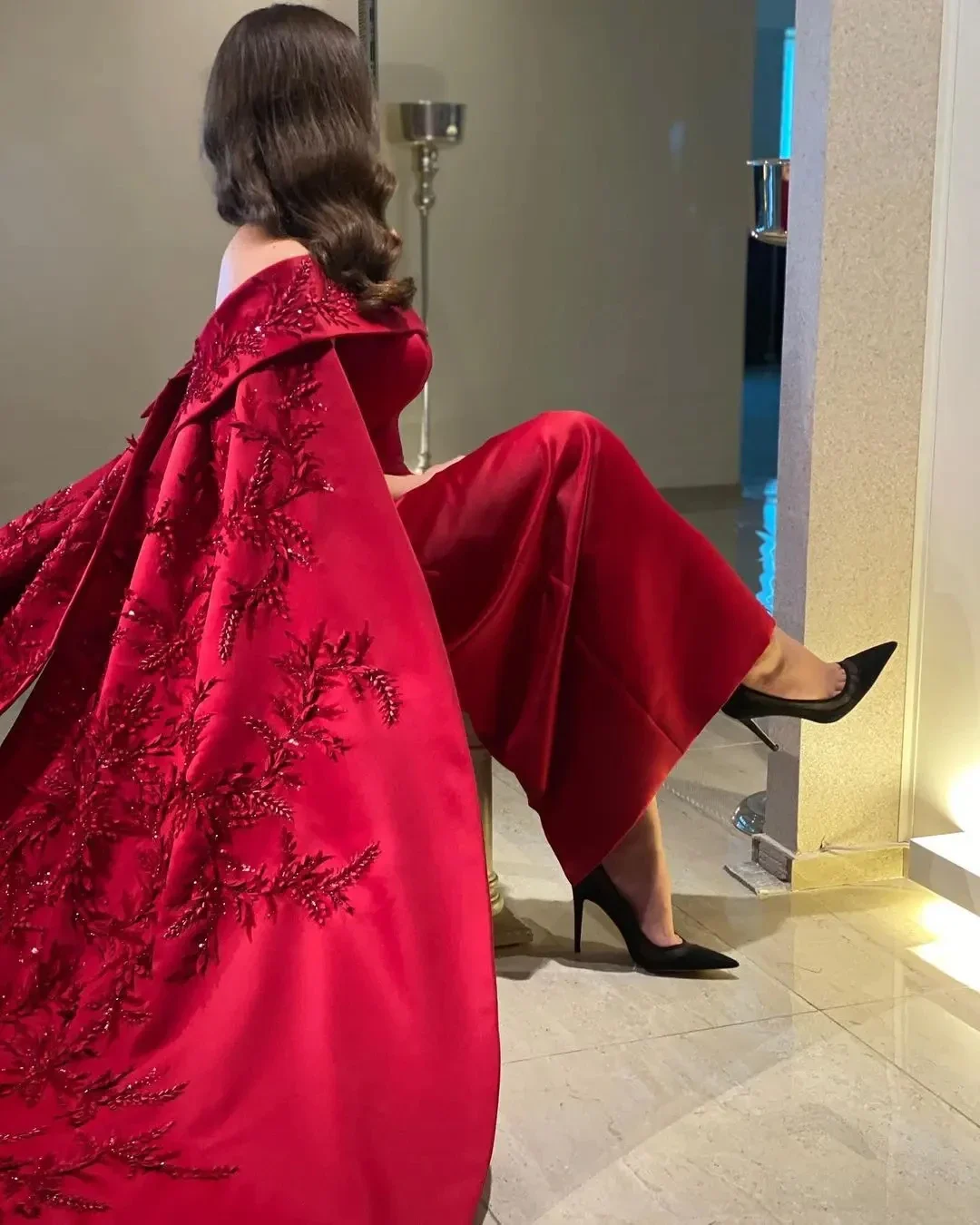 カスタマイズされたアンクル丈シースドレス、イブニングパーティ - Women Formal Wear For Party のレビューと価格