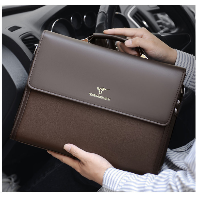 高級メンズブリーフケースデザイナーワークビジネスカジュアル大 - Structured Handbag Work のレビューと価格